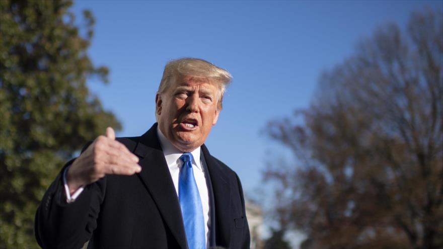 Donald Trump, presidente de EE.UU, responde a los periodistas en Washington (la capital), 7 de septiembre de 2019. (Foto: AFP)