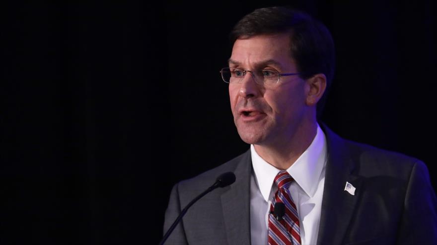 El secretario estadounidense de Defensa, Mark Esper, en Washington D.C., 5 de noviembre de 2019. (Foto: AFP)