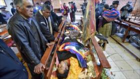‘Víctimas en Bolivia deben recibir compensación sin condiciones’