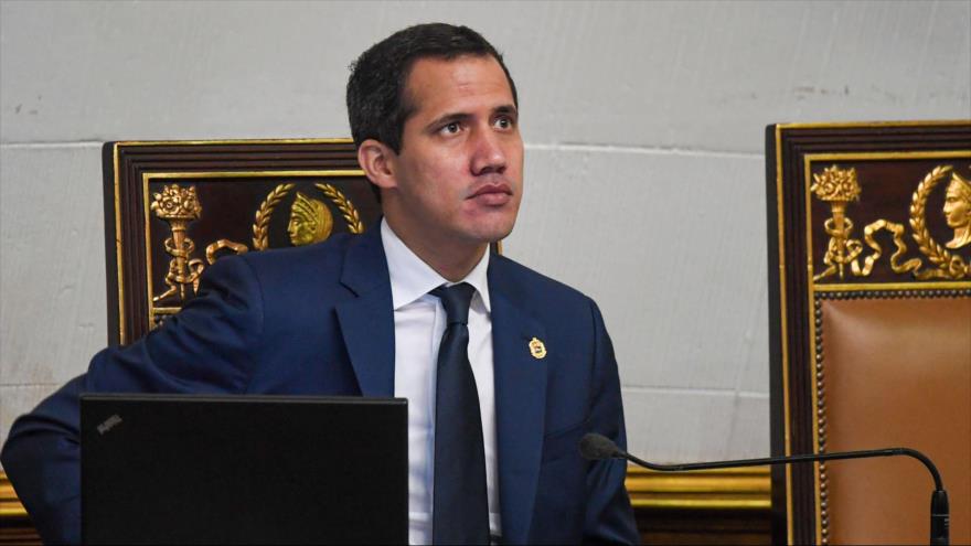 El líder de la oposición venezolana, Juan Guaido, durante una sesión de la Asamblea Nacional (AN), Caracas, 26 de noviembre de 2019. (Foto: AFP)