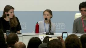 Greta: Crisis climática no es problema del futuro; nos afecta ya 