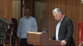 Presidente de Cuba: No nos dejaremos amedrentar