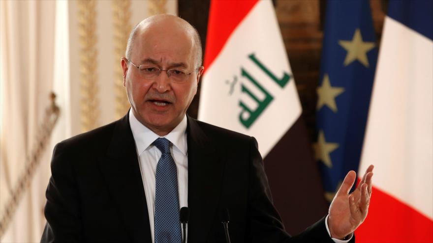 El presidente de Irak, Barham Saleh.
