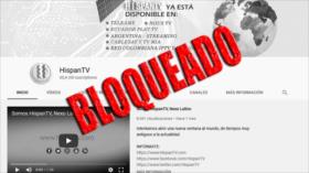 Google vuelve a bloquear acceso de HispanTV y Press TV a Youtube