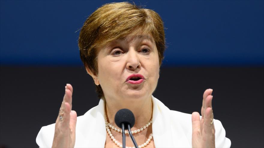 La directora del FMI, Kristalina Georgieva, asiste a una reunión del ente en Washington DC, EE.UU., 18 de octubre de 2019. (Foto: AFP) 