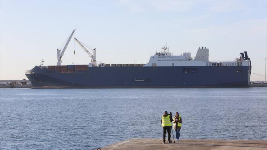 Barco saudí deja puerto español en medio de protestas y sospechas | HISPANTV