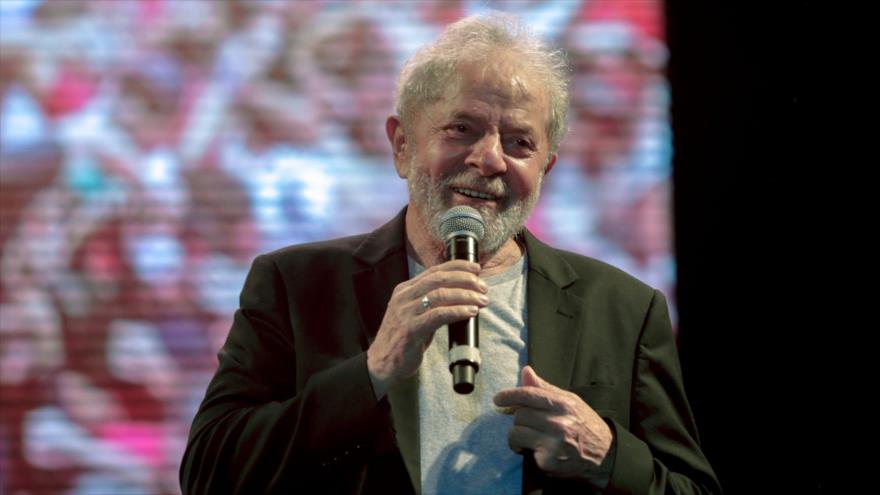 El expresidente brasileño Luiz Inácio Lula da Silva en Recife, estado de Pernambuco, Brasil, 17 de noviembre de 2019. (Foto: AFP)