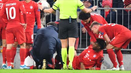 Vídeo: Futbolista francés de Bayern de Múnich sufre horrible lesión