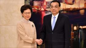 China pide a Hong Kong acabar con violencia por medio de la ley