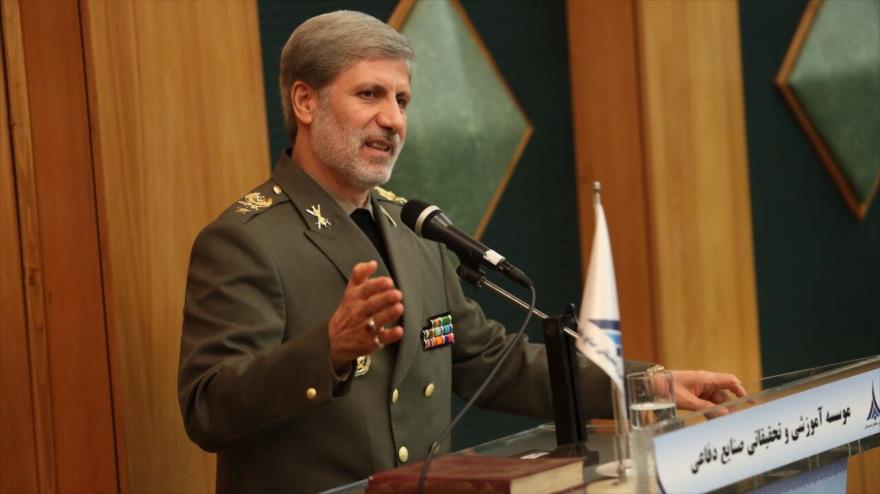 El ministro de Defensa de Irán, el general de brigada Amir Hatami, durante un acto en Teherán (capital), 17 de diciembre de 2019. 