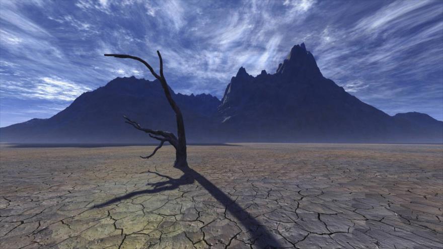 La sequía, causa directa de las tórridas temperaturas.