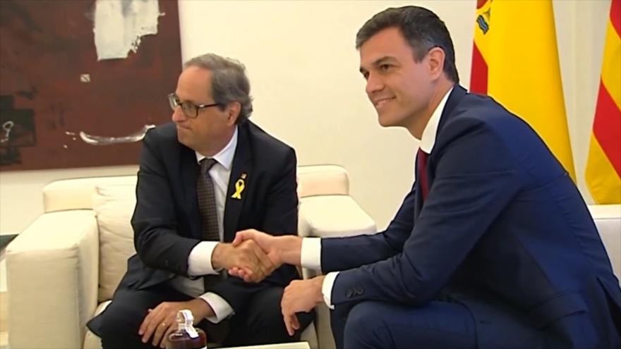 Pedro Sánchez está dispuesto a reunirse con Quim Torra