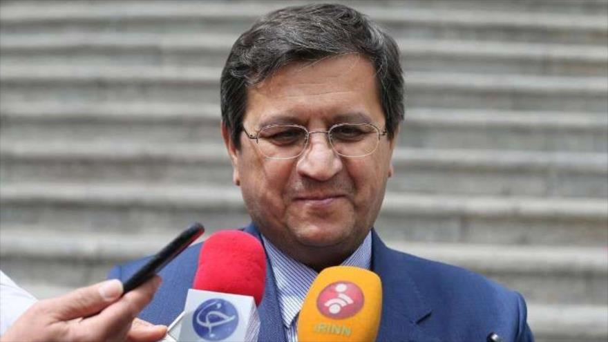 El presidente del Banco Central de Irán (BCI), Abdolnaser Hemati.