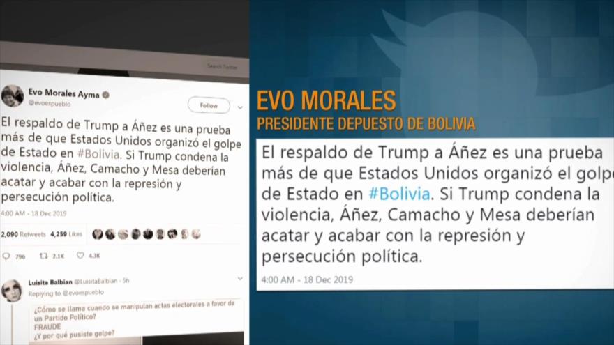 Juicio político a Trump. Golpe contra Morales. Sanciones a Irán