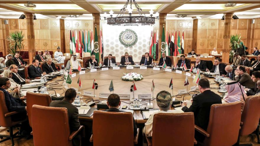 Representantes de los Estados miembros de la Liga Árabe, reunidos en El Cairo, (capital egipcia), 19 de diciembre de 2019. (Foto: AFP)