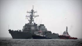 Cazas rusos simulan ataque a buque de EEUU en el mar Negro