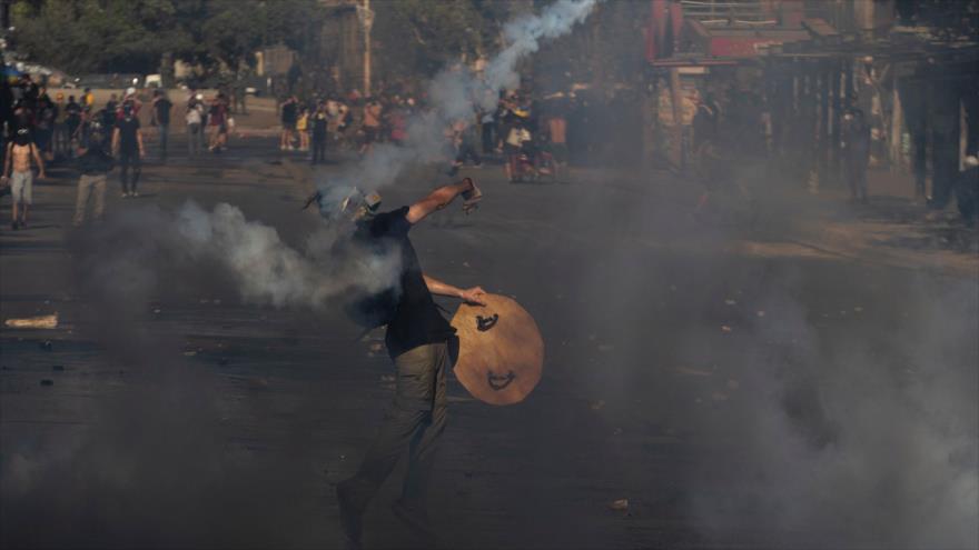 Chile se despide de 2019 con gran protesta e incendio en Santiago
