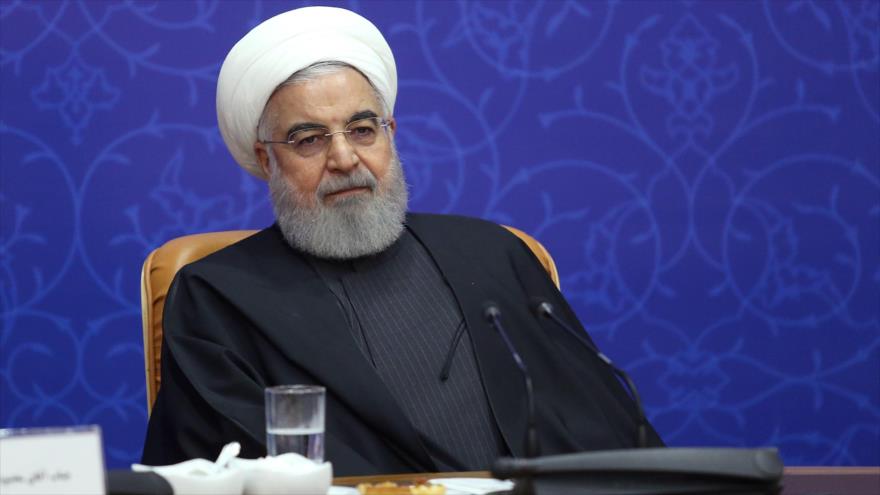 El presidente de Irán, Hasan Rohani, en un discurso celebrado en Teherán, capital persa, 30 de diciembre de 2019. (Foto: President.ir)