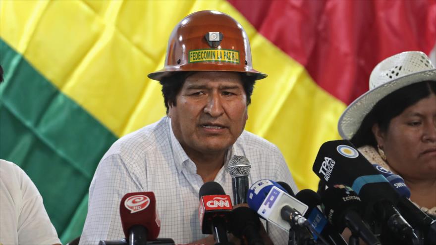 El depuesto presidente boliviano, Evo Morales en Buenos Aires, capital argentina, 29 de diciembre de 2019. (Foto: AFP)