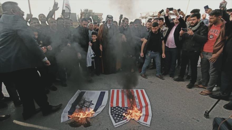 Iraquíes se solidarizan con las Fuerzas Armadas tras ataque de EEUU