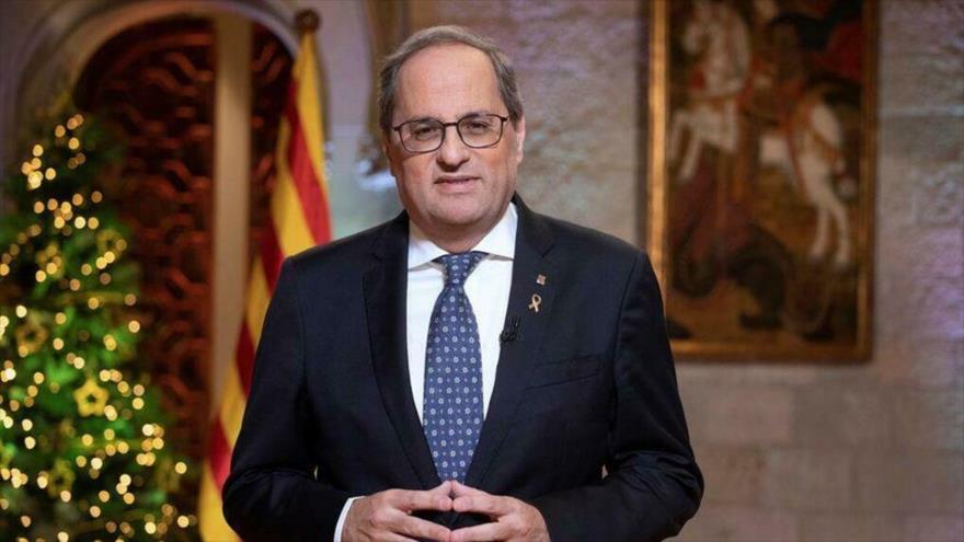  Torra: Solución para Cataluña pasa por permitir un referéndum 