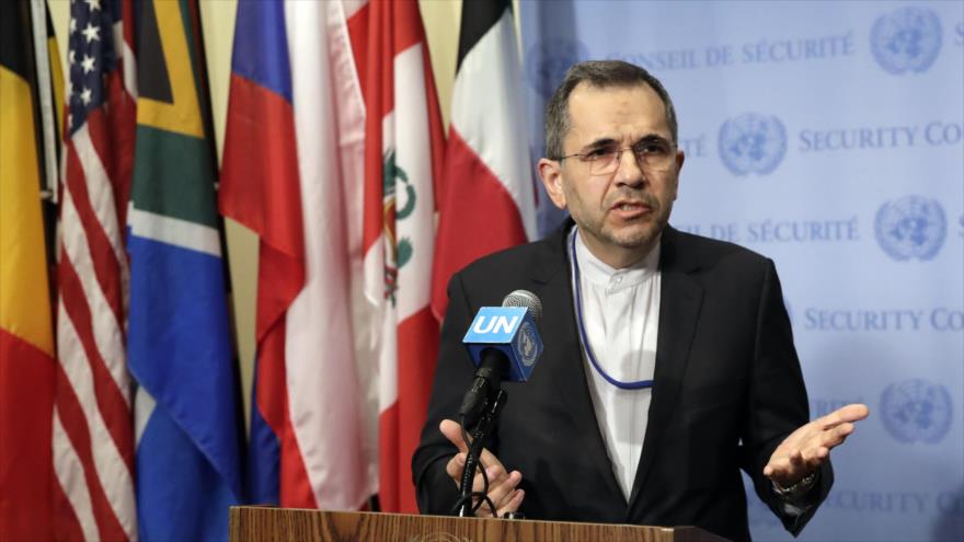 El representante permanente de Irán ante la Organización de las Naciones Unidas (ONU), Mayid Tajt Ravanchi.
