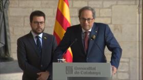 Torra arremete contra ERC por pactar con el PSOE a sus espaldas