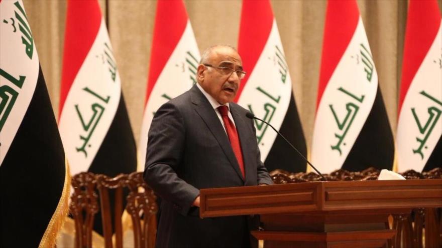 El primer ministro en funciones de Irak, Adel Abdul-Mahdi.