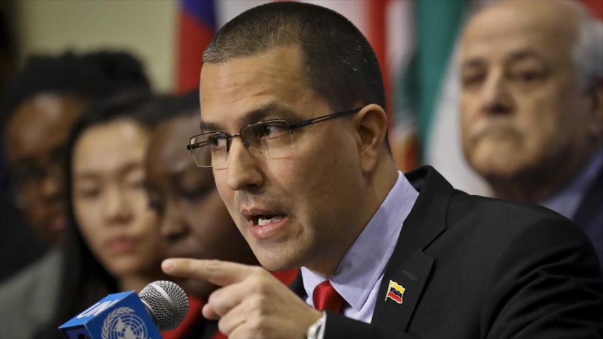 El ministro de Asuntos Exteriores de Venezuela, Jorge Arreaza.