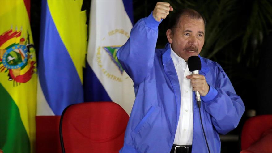 El presidente de Nicaragua, Daniel Ortega, en un acto en Managua (capital), 8 de noviembre de 2019. (Foto: Reuters)