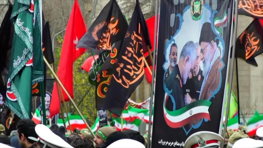 Iraníes protestan por 2.º día contra el asesinato de Soleimani