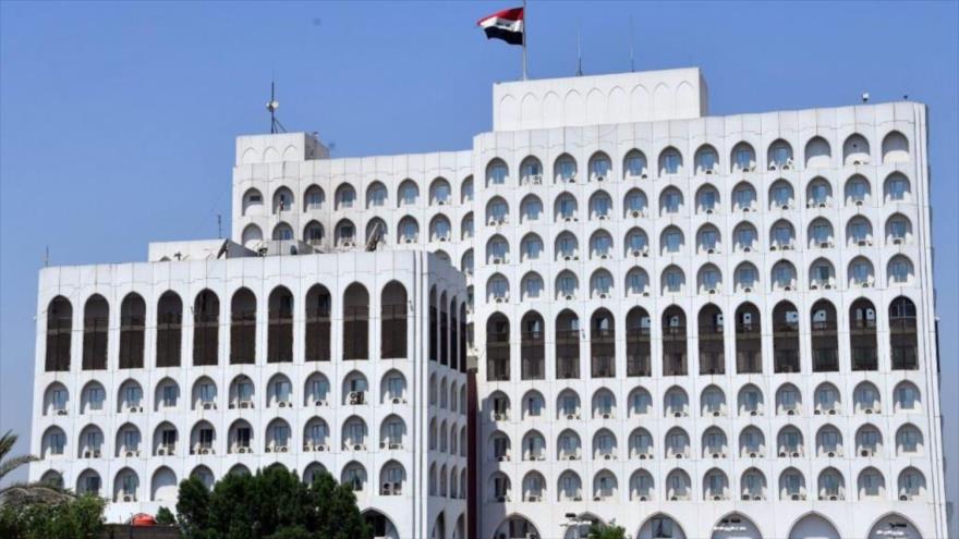 Edificio del Ministerio de Asuntos Exteriores de Irak en Bagdad, capital.