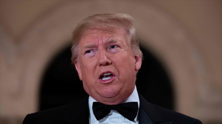 El presidente de EE.UU., Donald Trump, en Florida, 31 de diciembre de 2019. (Foto: AFP)