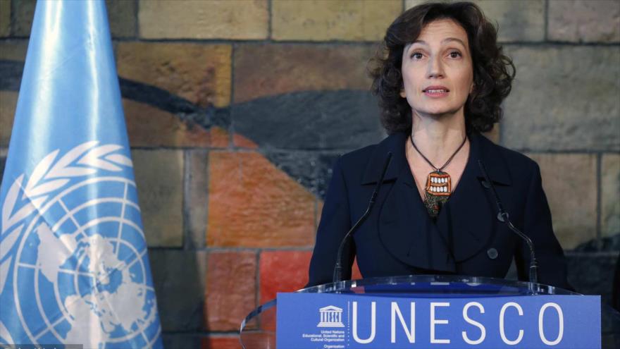 La directora general de la Organización de Naciones Unidas para la Educación, la Ciencia y la Cultura (Unesco), Audrey Azoulay.
