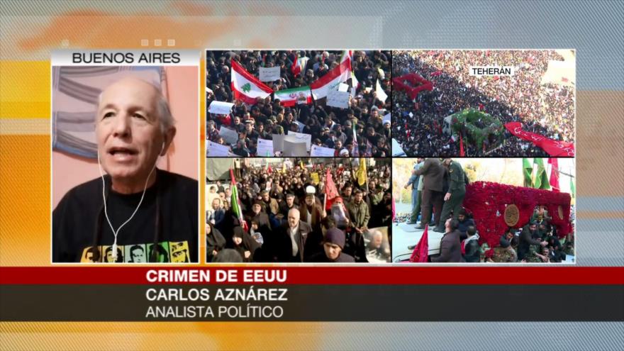 Aznárez: Al asesinar a Soleimani, EEUU confirma su agresividad