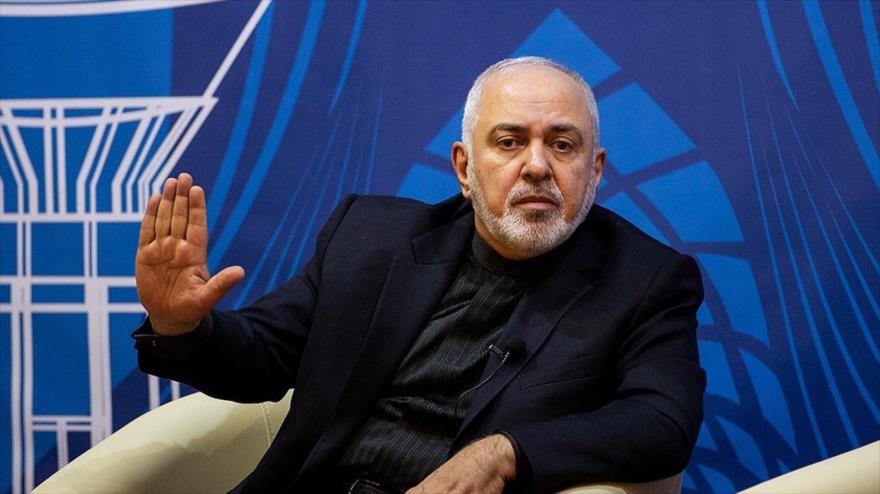 El canciller iraní, Mohamad Yavad Zarif, en la 23.ª Conferencia Internacional del Golfo Pérsico en Teherán, 7 de enero de 2019. (Foto: Fars)