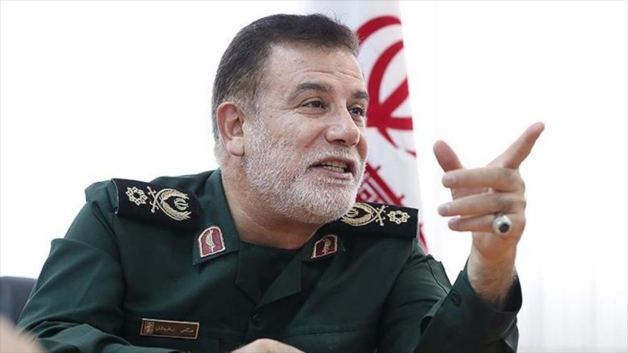 El subcomandante de Operaciones del Cuerpo de Guardianes de la Revolución Islámica (CGRI) de Irán, el general Abás Nilforoushan.