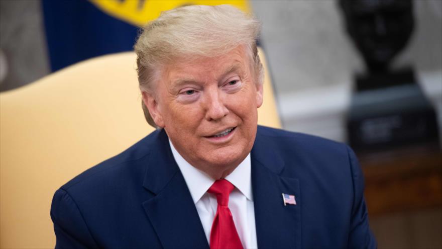 Presidente estadounidense, Donald Trump, en reunión con primer ministro griego Kyriakos Mitsotakis en Washington, DC, 7 de enero de 2020. (Foto: AFP)