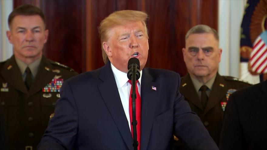 Condenan en EEUU medida de Trump de buscar confrontación con Irán