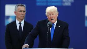 Trump insta a la OTAN a involucrarse más en el oeste de Asia