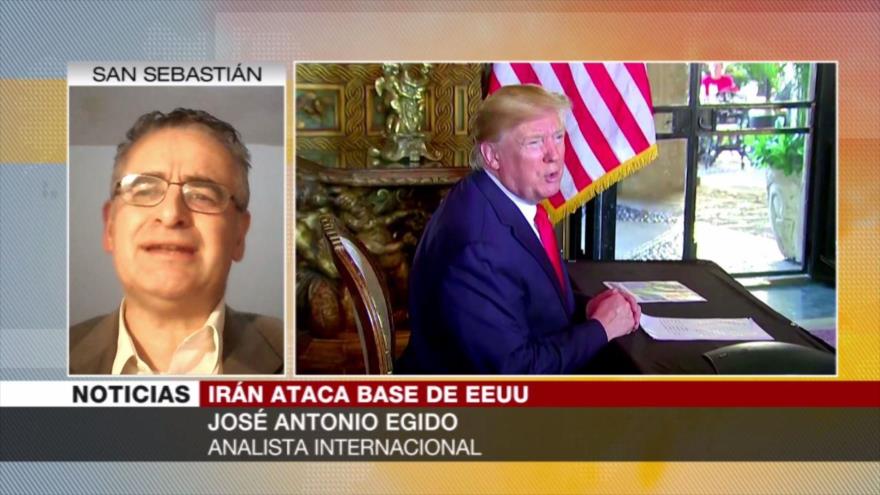 Egido: Trump capitula ante fuerza misilística de Irán