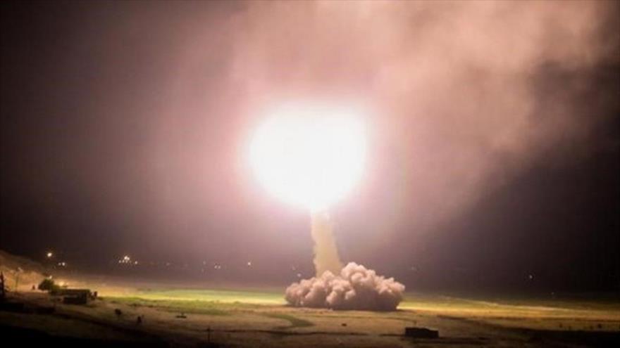 Irán ataca con misiles bases de EE.UU. en Irak, 8 de enero de 2020.
