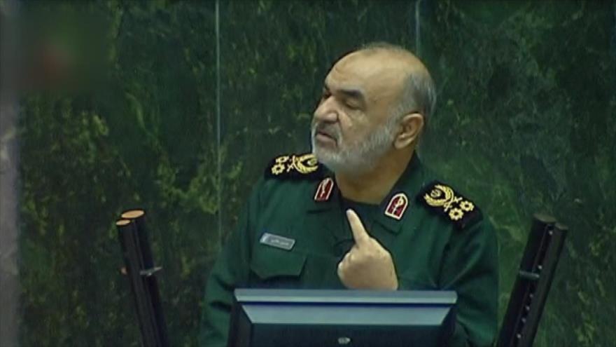 Discurso de Salami tras ataque de Irán a base de EEUU en Irak