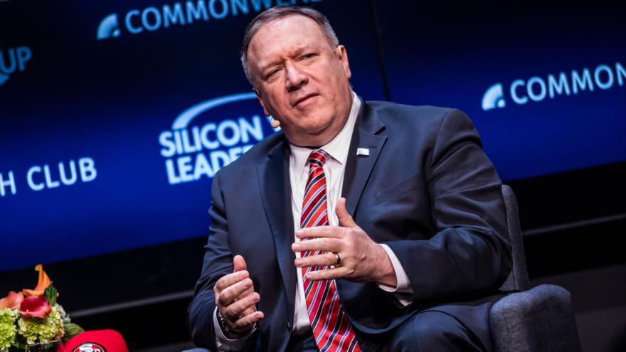 El Secretario de Estado de EE.UU., Mike Pompeo, durante un evento en California (oeste), 13 de enero de 2020. (Foto: AFP)