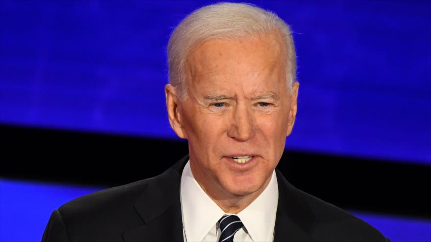 El exvicepresidente de EE.UU. Joe Biden en un acto en Des Moines, capital del estado de Iowa, 14 de enero de 2020. (Foto: AFP)