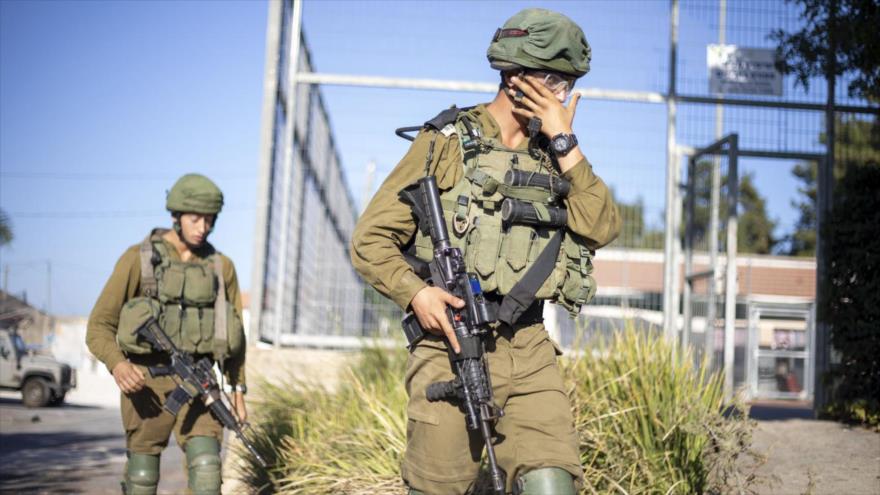 Soldados del ejército israelí en el pueblo de Avivim en la frontera con El Líbano, 2 de septiembre de 2019. (Foto: AP)