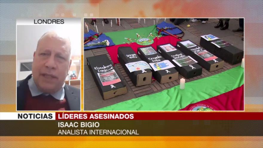 “Líderes sociales de Colombia son objeto de represión sistemática”