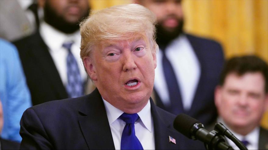 El presidente de EE.UU., Donald Trump, en un evento en la Casa Blanca, 17 de enero de 2020. (Foto: AFP)