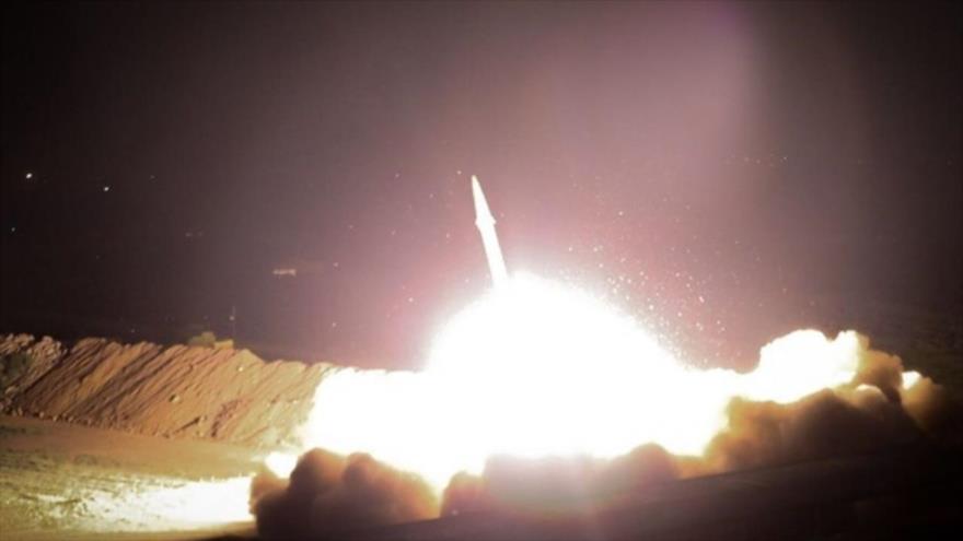 Irak ataca con misiles bases de EE.UU. en Irak, 8 de enero de 2020. (Foto: IRIB)