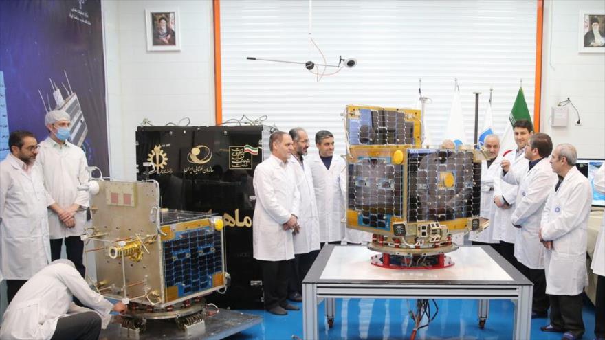 Satélites Zafar 1 y 2 de Irán, de fabricación iraní.